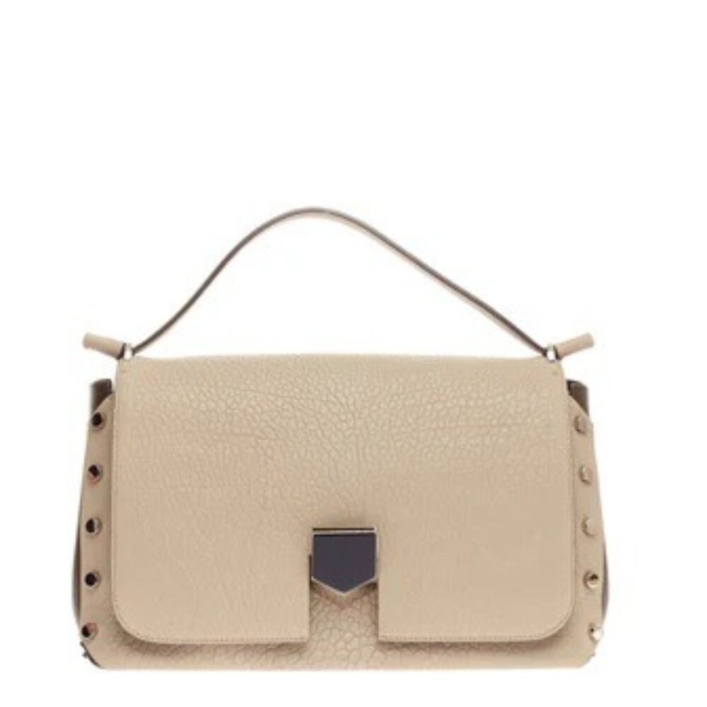 Jimmy Choo Lockett Convertible Shoulder Bag Leather Large